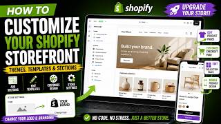 How to Customize Your Shopify Storefront (Themes, Templates & Sections for Beginners)
