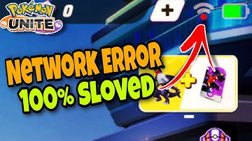How To Solve Pokemon Unite Network Error | Pokemon Unite High Ping Error In Hindi
