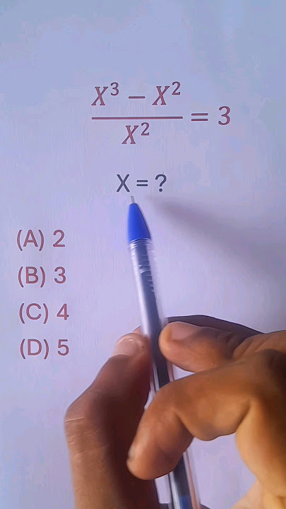 Algebra Problem Solved! Learn How to Find X | #math #shorts