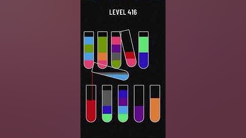 Water Sort Puzzle level 416