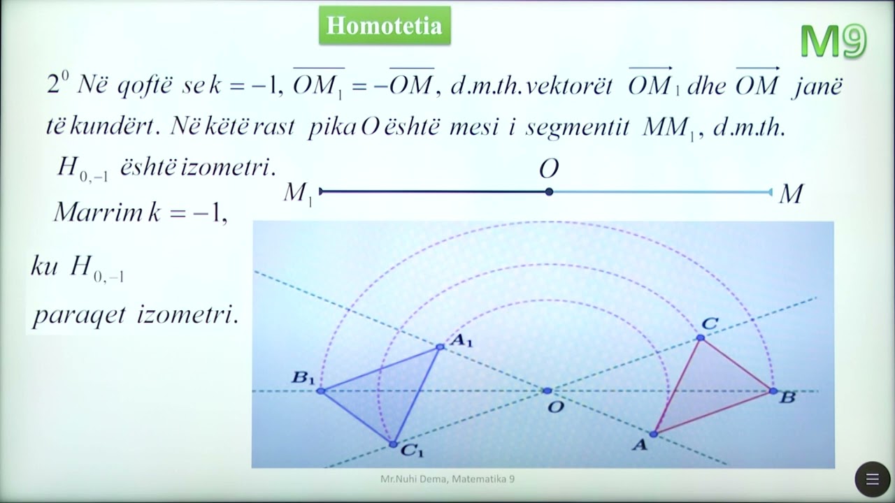 9 02 099 - Java 25 - Matematikë -  homotetia