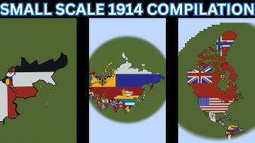Small Scale 1914 World Flag Map Shorts Compilation