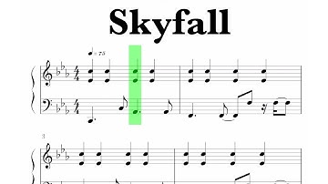Adele - Skyfall Sheet Music