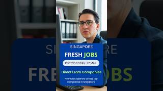 How I found this Singapore Job in 5 Seconds ⏱️