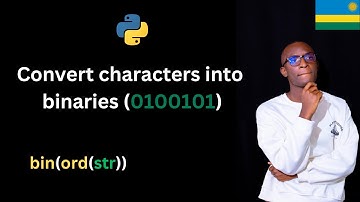 Python String Comparison & Binary Representation |  Explained in Kinyarwanda!