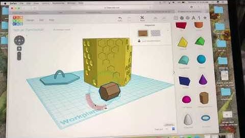 Tinkercad: workplane 1