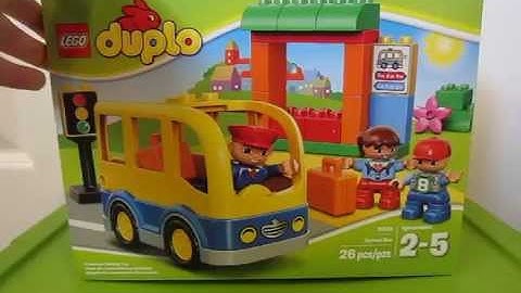 Lego Duplo Set School Bus Unbox & Build!!!