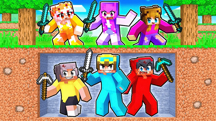 GIRL HUNTERS vs BOY SPEEDRUNNERS FINALE in Minecraft!