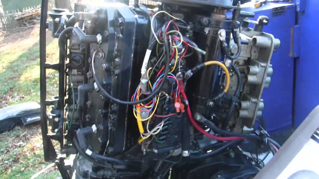 1984 Mercury Black Max 150hp - YouTube mercury xr2 outboard wiring diagram 