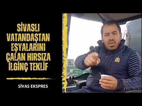 Sivaslı Vatandaştan Eşyalarını Çalan Hırsıza İlginç Teklif