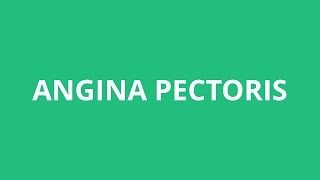 Learn how to pronounce angina pectoris this is the *american english*
pronunciation of word pectoris. according wikipedia, one p...