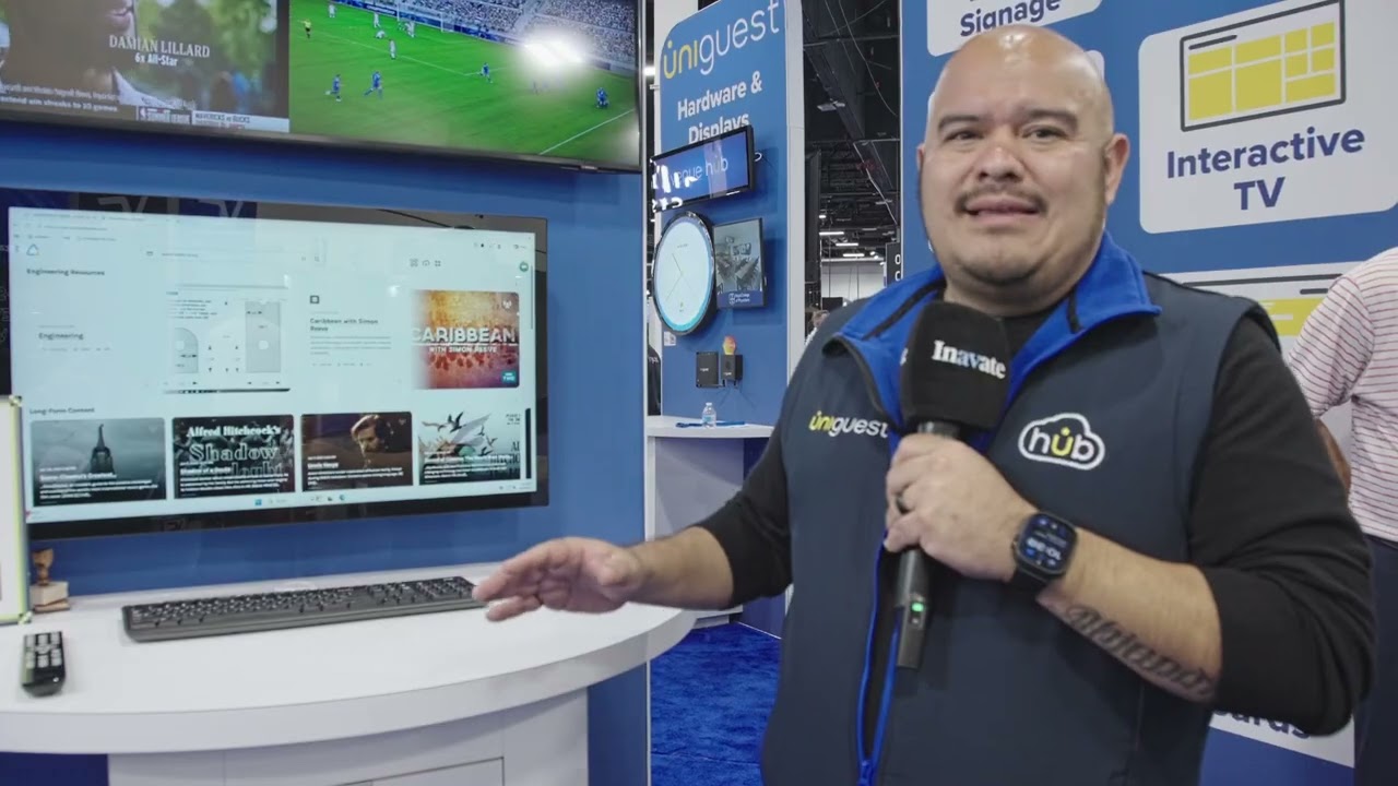 Uniguest showcases Hub video distribution platform | InfoComm 2026