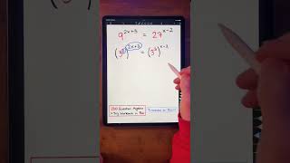 Solving Exponential Equations with Common Bases | Algebra