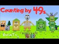 Counting by 49s Numberblocks Minecraft | Skip Counting by 49s Song | Math and Number Song for Kids