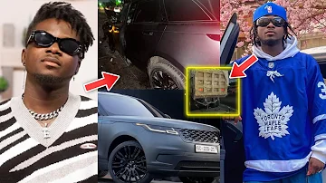 Kuami Eugene Involved In Acc!dent With Range Rover; Brɛaks His Arm