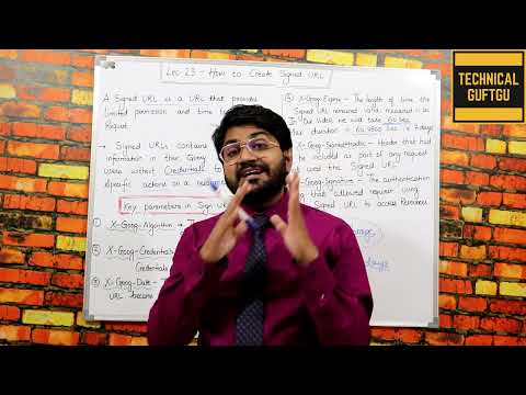 How to Create Signed URL-Hindi/Urdu | Lec-23 | Create a signed URL using gsutil | GCP-ACE |GCP-PCA