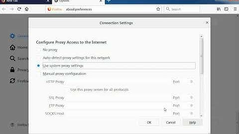 How to Setup a Proxy SOCKS 5 on Firefox