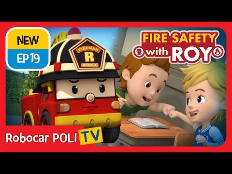 🔥fire-safety-with-roy-|-ep19-don't-make-prank-calls!-|-robocar-poli