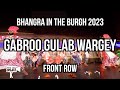 1st place gabroo gulab wargey  bhangra in the burgh 2023 front row