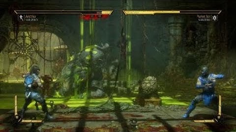 Mortal Kombat 11: Sub Zero: Mid Screen Krushing Blow Combo