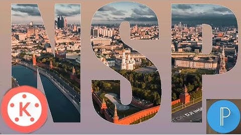 Transparent Text Effect With Background Video In Kinemaster