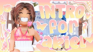 roblox GFX INTRO for ARIEL *commissioned* || cozylemonsquish