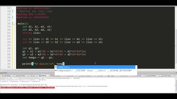 Resolução de Problema: Tempo de um Evento [URI - 1061]