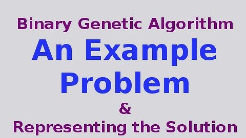 Genetic Algorithms 6/30: Example Problem .. Dashed Line Detection