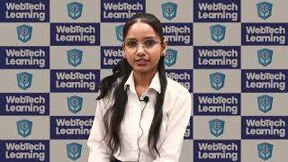 Diksha - Graphic Designing Course Review | Webtech Learning |