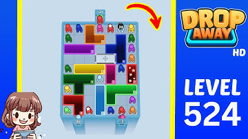 Drop Away Level 524 Solution Walkthrough