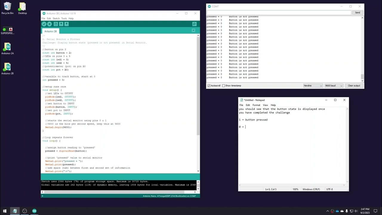 2 Serial Monitor & Plotter B - YouTube