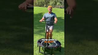 Level up your rebounder routine with the stability bar!