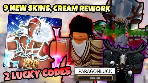 [YBA] ALL NEW IN THE YBA CHRISTMAS UPDATE! (9 NEW SKINS, CREAM REWORK + MORE!)