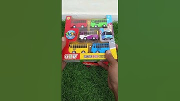 Unboxing and Testing McQueen Diecast and Bus Tayo No Talking With Natural Sound Water