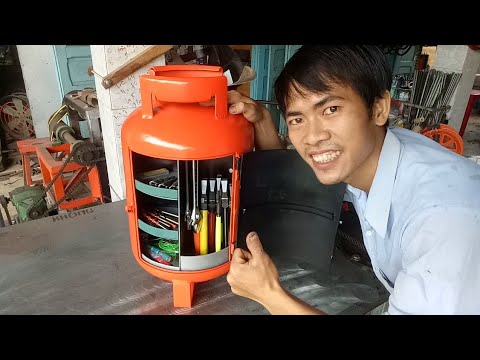 Video: Chúng Tôi Tự Chế Tạo Và Lắp đặt Tủ đựng Bình Gas