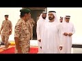 محمد بن راشد يزور مقر القيادة العامة للقوات المسلحة في معسكر المقطع بأبوظبي 
