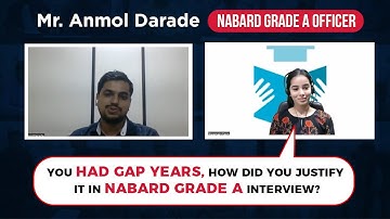NABARD Grade A Interview Tips | Right Strategy to Answer Gap Year Question | Topper Insight