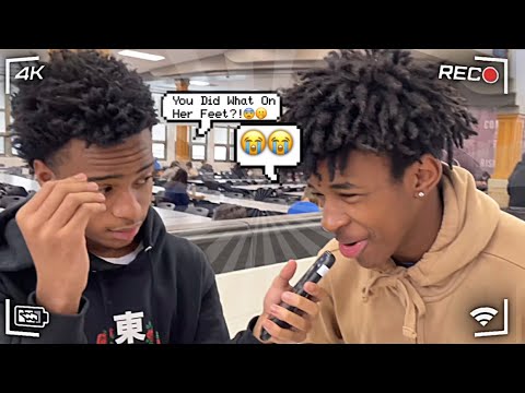 High School Public Interview| HE DID WHAT ON HER FEET?!😦