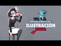 Empezando una nueva ilustración de mi OC 👓🎨Dibujando en directo