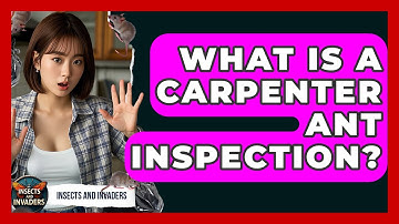 What Is A Carpenter Ant Inspection? - Insects and Invaders