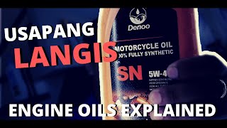 ANO ANG BEST NA LANGIS | TAMANG LANGIS PARA SA IYONG MOTOR | ENGINE OILS EXPLAINED