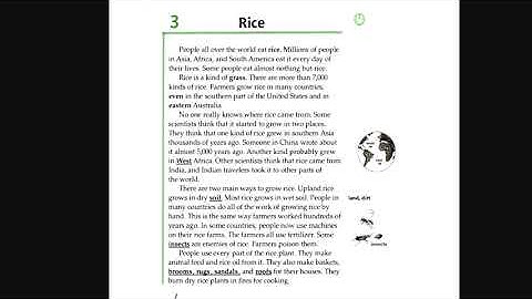Facts and Figures - Unit 3: Plants - Lesson 3: Rice