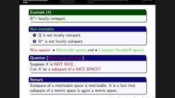 one-point Compactification Part (1)