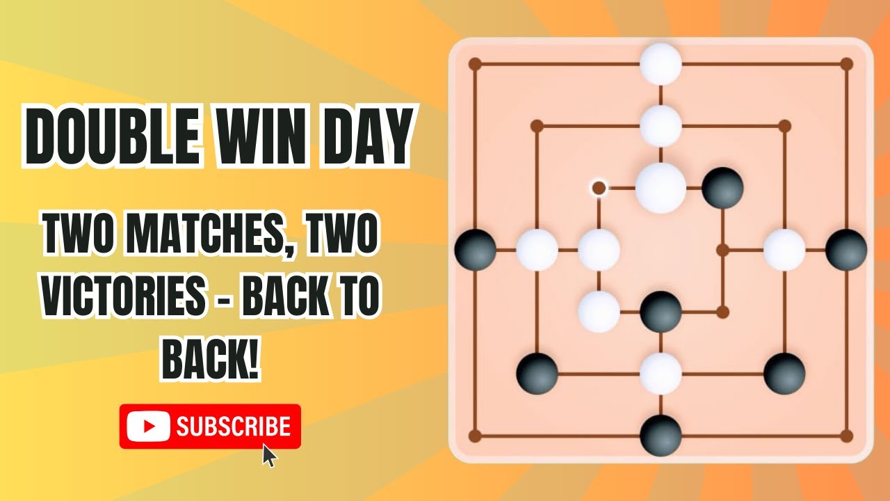 Mills Game Double Victory! | Back-to-Back Wins Like a Pro 