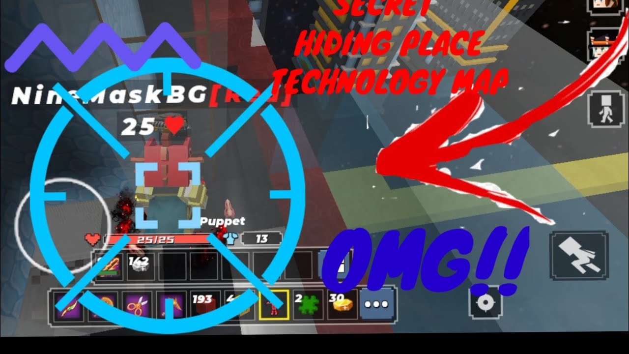New Secret Hiding Place on TECHNOLOGY MAP|Blockman go