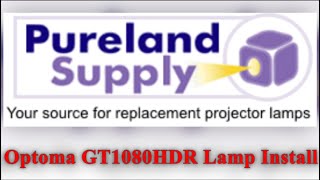 Optoma Gt1080Hdr Lamp Embly Install