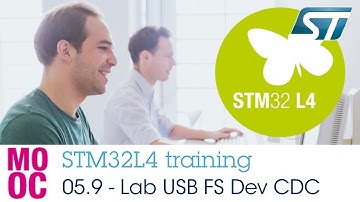 STM32L4 training: 05.9 Communication peripherals - Hands-on USB FS Communication Device Class (CDC)