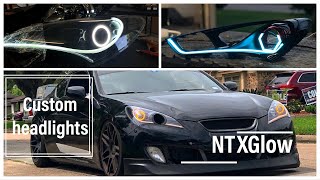 Custom Genesis Coupe headlight compilation - NTXGLOW