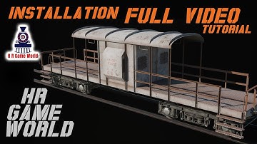 HR GAME WORLD  | Installation Full Tutorial | Indian Train Simulator | Railworks | TS 2024
