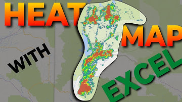 This is so EASY! Make a heatmap from points with Microsoft Excel